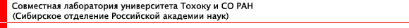 Междисциплинарные проекты совместной лаборатории Университета Тохоку и СО РАН (Сибирское отделение Российской академии наук)