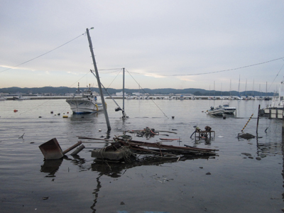 Subsidence in Toguhama Port following the Great East Japan Earthquake (3.11)
