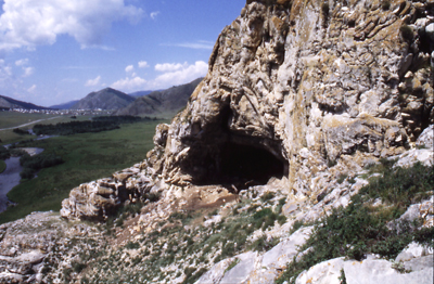 Ust’-Kan Cave in the Altai, Russia. A Middle Palaeolithic site.